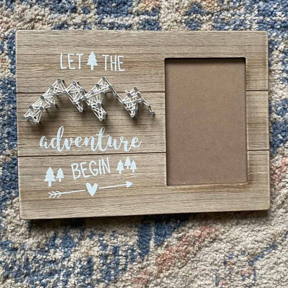 Let the Adventure Behind Photo Frame